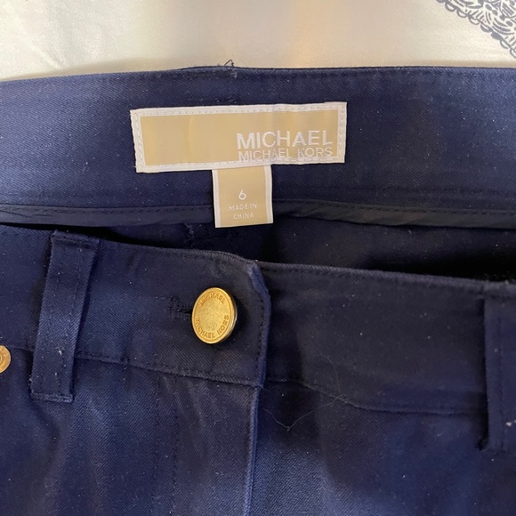 Navy fitted dress pants by Michael Kors! - Picture 2 of 2